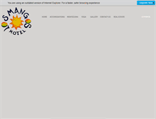 Tablet Screenshot of hotellosmangos.com